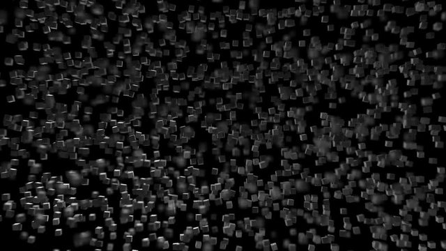 Random movement cube background