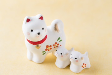 戌年の年賀素材