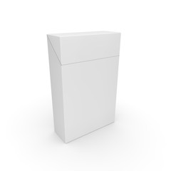 Empty pack for traditional cigarettes. Rod designer