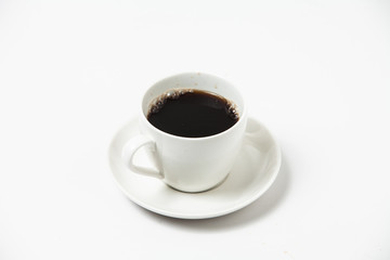 A cup of Coffee on a white background