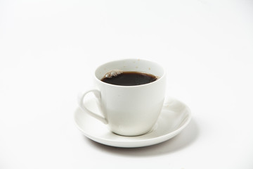 A cup of Coffee on a white background