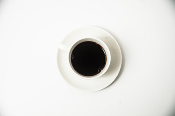 A cup of Coffee on a white background