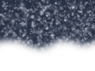 Snowfall Christmas Background