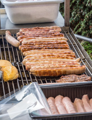 Thüringer Bratwurst auf dem Grill