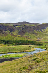 view of river in Hveragerdi Hot Spring River Trail
