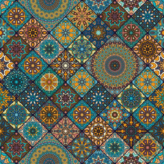 Seamless pattern. Vintage decorative elements. Hand drawn background. Islam, Arabic, Indian, ottoman motifs. Perfect for printing on fabric or paper.