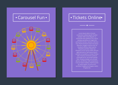 Carousel Fun Tickets Online Poster Ferris Wheel