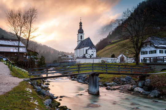 The Church of St. Sebastian, Ramsau bei Berchtesgaden