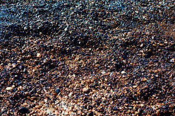 Fototapeta premium Athens, Greece, September 14 2017: Greek oil spill spreads to Athens Riviera following the sinking of an oil tanker in Saronic Gulf.