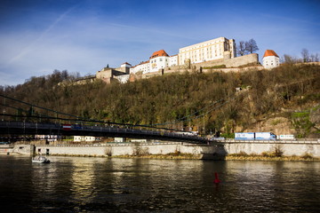 Obraz premium Veste Oberhaus is a fortress that was founded in 1219, Passau, Germany