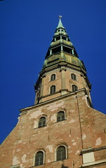 Fototapeta na wymiar St. Peter's Church (Riga, Latvia)