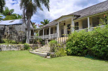 Traditional Jamaican House in Good Hope, Jamaica