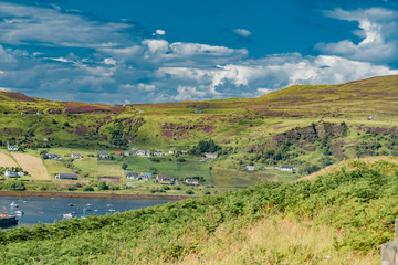 Fototapeta na wymiar wild nature on the Isle of Skye in Scotland England