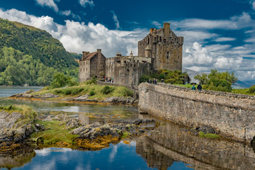 Eilan Donan Castle in Scotland England