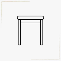 table line icon