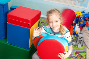 Child in kindergarten