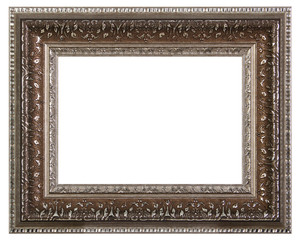Fototapeta premium Antique frame isolated on white background