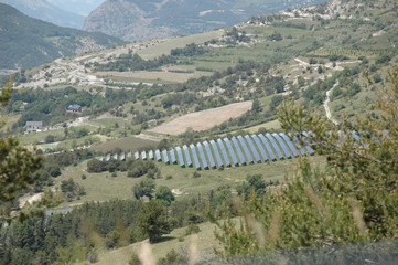 Solar farm in South France