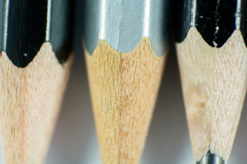 Sharpen pencils close-up background.