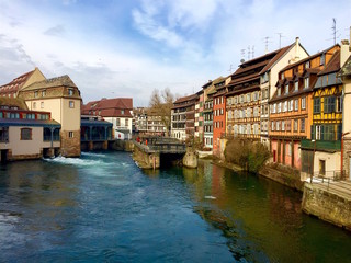 Fototapeta na wymiar La Petite France à Strasbourg