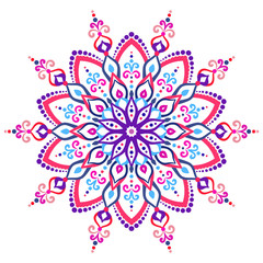 Mandala Flower Design Element