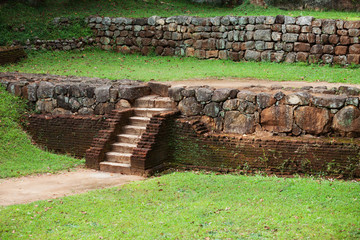 Ancient steps in Polonnaruwa, Sri Lanka