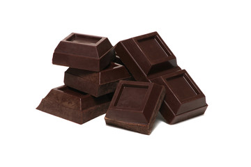 chocolate bar isolated on white