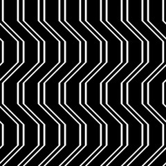 Design seamless monochrome zigzag pattern
