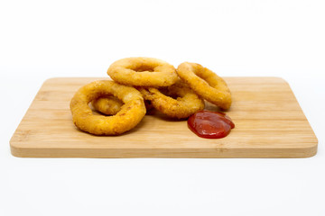 Fast food Homemade Crunchy Fried onion rings