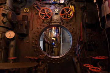 In einem Unterwasserboot U-Boot