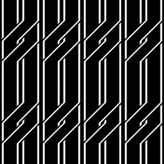 Design seamless monochrome zigzag pattern