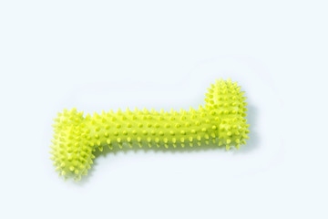 Rubber Toy Bite Toy for pet. Pet supplies on isolated