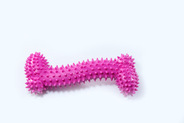 Rubber Toy Bite Toy for pet. Pet supplies on isolated