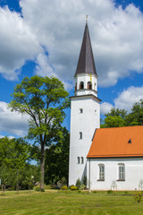 Fototapeta na wymiar Sigulda Evangelic Lutheran Church, Sigulda, Latvia
