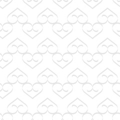 Heart gray on white background