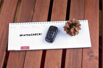 Termin für den Wintercheck beim Auto
