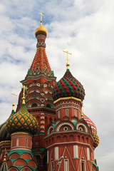 Fototapeta na wymiar The Cathedral of Vasily the Blessed, Moscow 