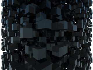3D abstract blocks