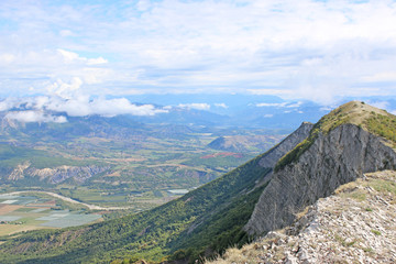 Fototapeta na wymiar Chabre mountain, French Alps