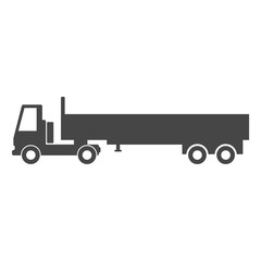 Truck Black icon, Truck silhouette