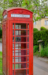 British red telephone box