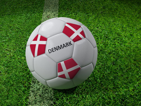Denmark soccer ball