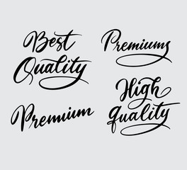 best quality and premium handwriting typography. Good use for logotype, symbol, cover label, product, brand, poster title or any graphic design you want. Easy to use or change color
 