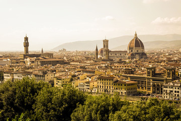 Naklejka premium Cityscape of Florence, Italy