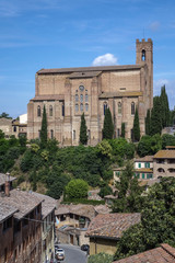 Naklejka premium Basilica di San Domenico in Siena