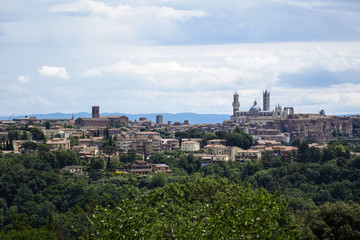 Fototapeta na wymiar Italy, cityscape of Siena