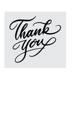 thank you handwriting typography. Good use for logotype, symbol, cover label, product, brand, poster title or any graphic design you want. Easy to use or change color
 