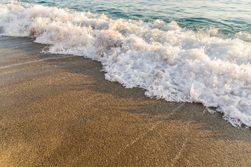 Coastal wave. Mediterranean Sea.