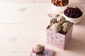  Healthy natural candies. Dried fruit candy.