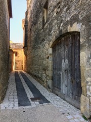 Fototapeta premium small street and stone houses